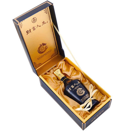 【春糖爆款】五粮液（WULIANGYE）财富人生蓝钻 52度 浓香型白酒 500ml*6整箱 商品图1
