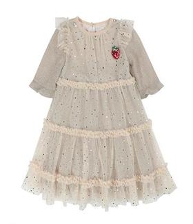 非质量问题不退换哦~Franch  cat 法猫闪亮草莓公主裙