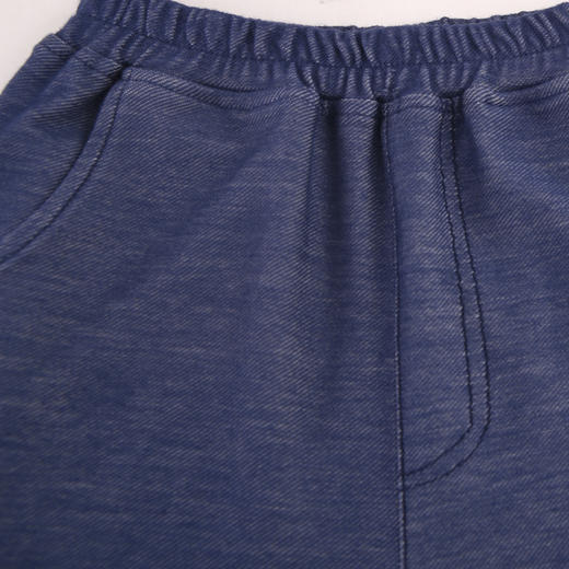 棉果果夏季新品男童仿牛仔针织七分裤M212202224286 商品图2