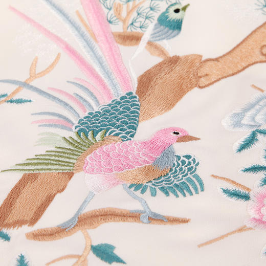 PF831斯尔丽24新中式国风气质改良式旗袍手工盘扣雪纺抛袖直身连衣裙 商品图5