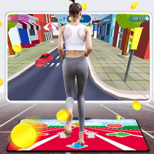 宏太跳舞健身毯 PVC单人款 手机平板APP款 HT-07DM-PVC 商品图2