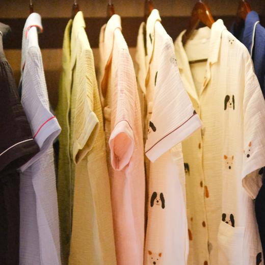 【夏季情侣款|全棉双层绉纱家居服睡衣| A类面料 】100%新疆长绒棉 非常的软哦！ 商品图5
