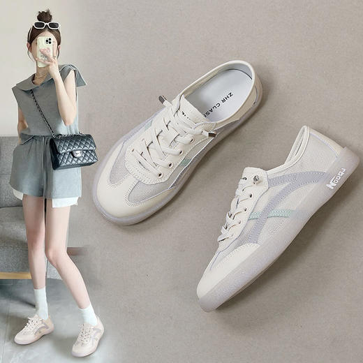 ZHR则则耐磨防滑低帮休闲2024春季新款透气百搭运动休闲女鞋 商品图5