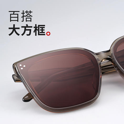 普莱斯新款太阳镜PBS24013A 镜面修颜大框 优质板材镜框 TAC镜片 修颜宽边镜腿 男女同款 五色可选 商品图4
