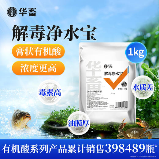 华畜水产解毒净水宝1kg 膏状有机酸 浓度更高SZ 商品图2