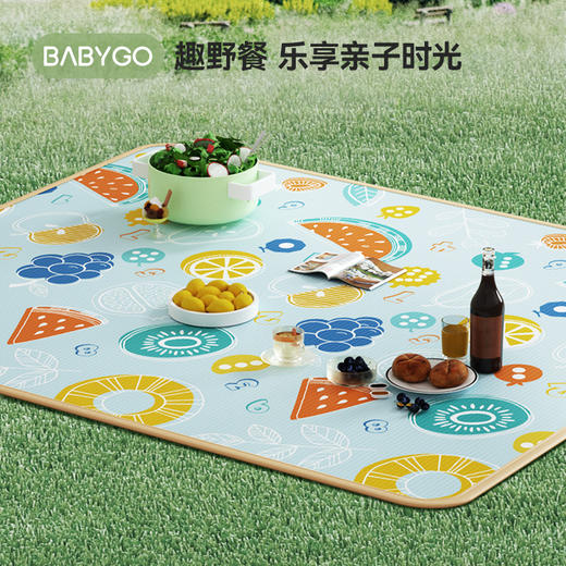 【BG】BABYGO儿童户外野餐爬行垫可折叠野营垫子 商品图0