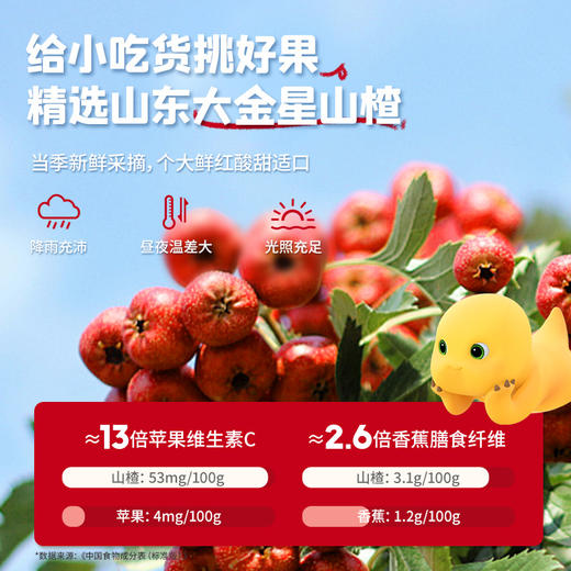 【新品上市】英氏忆小口奶龙IP联名款鲜果山楂棒3盒装 商品图4