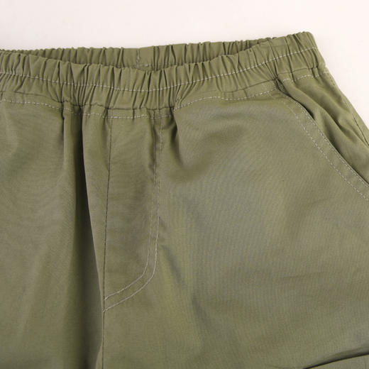 棉果果夏季新品男童纯棉弹力棉梭织七分裤M212201224284 商品图3