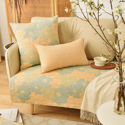 沪上繁华系列沙发巾靠包棉四季通用高端轻奢防滑 商品图1