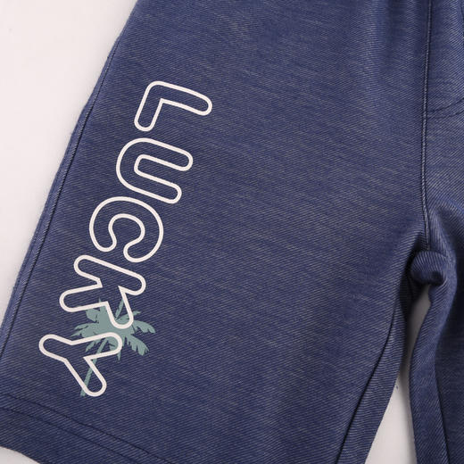 棉果果夏季新品男童仿牛仔针织七分裤M212202224286 商品图4