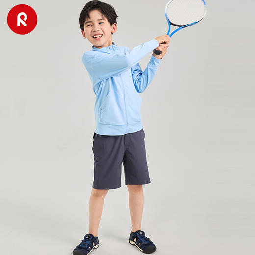 reima男女儿童大童长袖卫衣春秋24新款休闲针织凉感开衫卫衣外套 商品图1