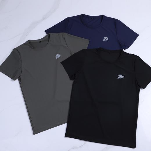 【冰丝体感短袖套装】夏季男女同款冰丝跑步健身运动套装03h 商品图5