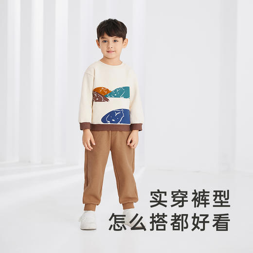 [商场同款]英氏童装裤子男宝宝百搭束脚休闲裤春夏长裤新品 商品图2