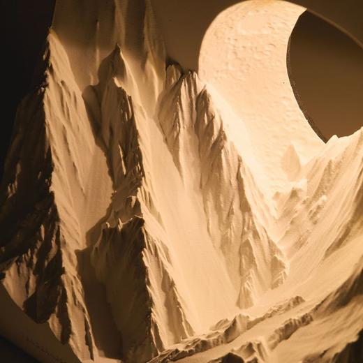 壁光里日照金山香薰扩香石小夜灯生日礼物床头台氛围卧室香薰台灯 商品图3