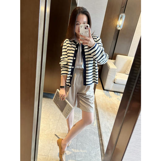 25特价 2404211    打褶修饰  薄 四分短裤 商品图13