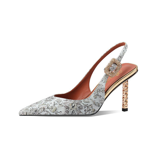 【预售5天】时尚优雅，金属铁根后空凉鞋CX3100-3 商品图8