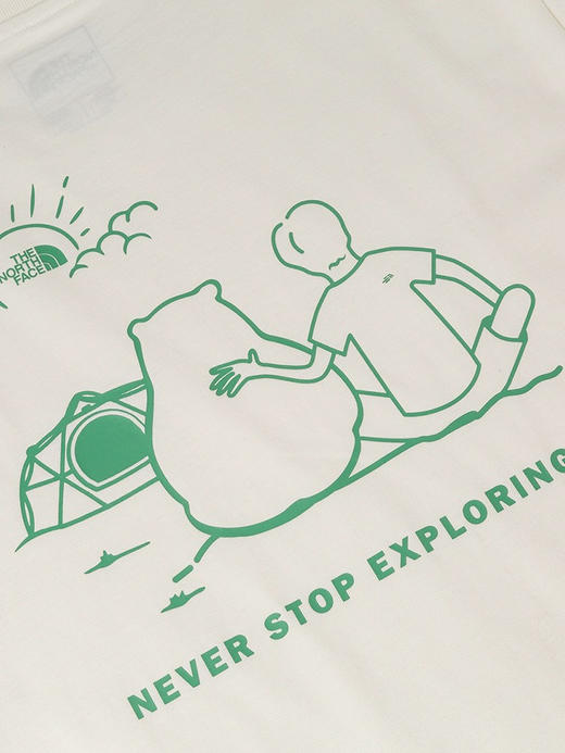 【4月9日 下午 16:00 TF成人T 秒杀】纯原北面爱心印花 宽版 情侣 短袖T恤 商品图12