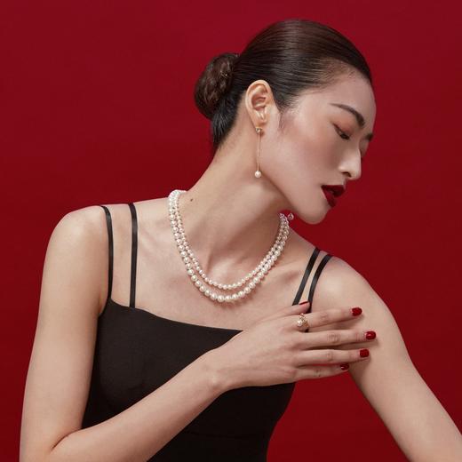 Pearl moments DUBLE爱 大小双层珍珠项链（该商品不支持用券） 商品图10