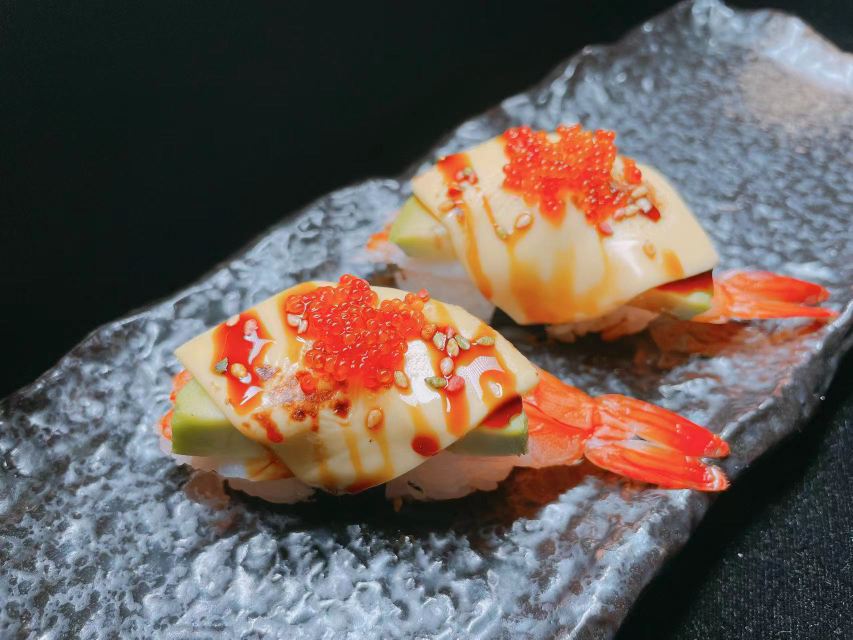 芝士牛油果鲜虾手握2粒【牛油果软香】