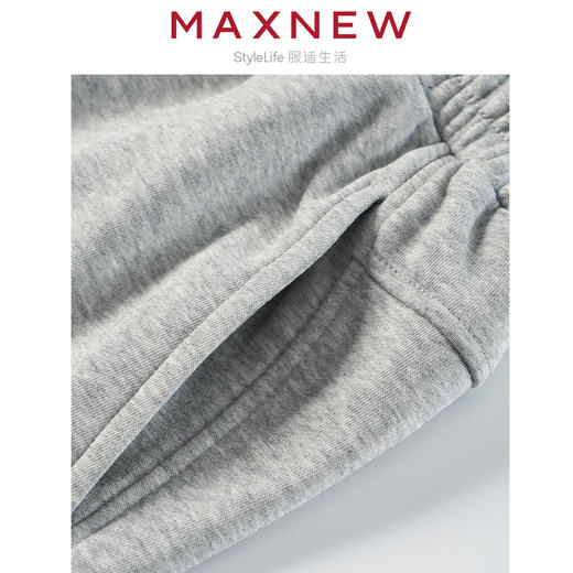 【短裤】男装335G重磅结构分割宽松五分裤 1N2114103 商品图3