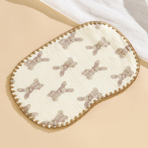 【2条装！天然全棉云片枕】新生婴儿十层棉纱布平枕初生枕巾宝宝云片枕头防吐奶枕垫吸汗低枕 商品图9