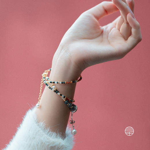 万物三千｜智慧眼 淡水珍珠  吊坠双圈手链、项链 商品图7