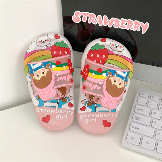 【萌趣可爱 舒适防滑】新款儿童拖鞋夏季可爱卡通男女童软底童鞋家居室内防滑宝宝凉拖鞋 商品图8