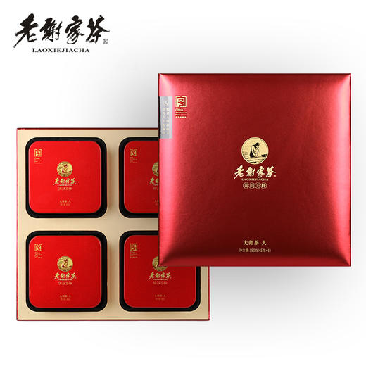老谢家茶 黄山毛峰 谢四十大师茶·人字礼盒180g 商品图3