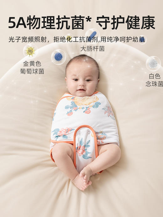 【孕味秒杀专属】贝肽斯婴儿防惊跳睡袋春秋冬款竹棉包巾新生儿襁褓巾宝宝睡觉神器 商品图3