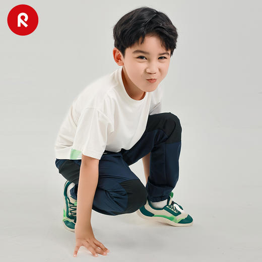 reima男女儿童T恤大童春夏新款运动宽松短袖圆领可爱印花套头上衣 商品图2