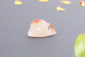 南红冰飘【蜗牛】吊坠 配精美挂绳