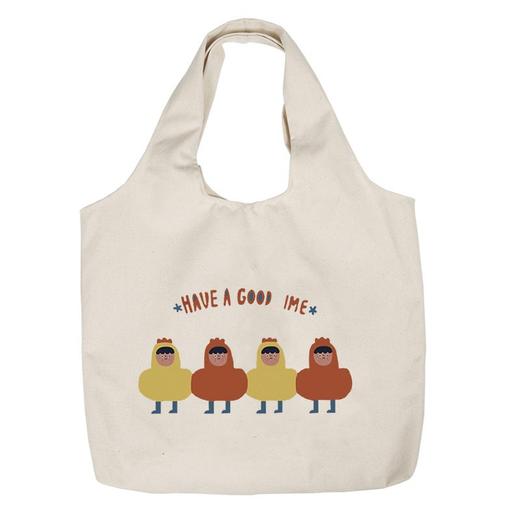 【时尚必备，萌萌哒又时髦！】史努比Snoopy印花帆布包女，大容量单肩帆布袋纯棉日系学生背心包-lm！-ry 商品图8