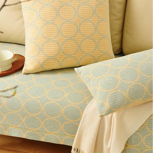 皆川名系列沙发巾靠包棉四季通用高端轻奢防滑 商品图2