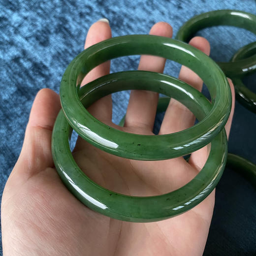 和田玉（碧玉）手镯-平安镯（手镯圈口请备注留言） 商品图4