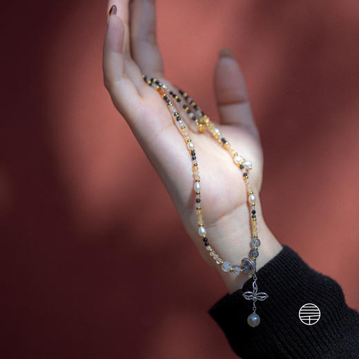 万物三千｜智慧眼 淡水珍珠  吊坠双圈手链、项链 商品图5