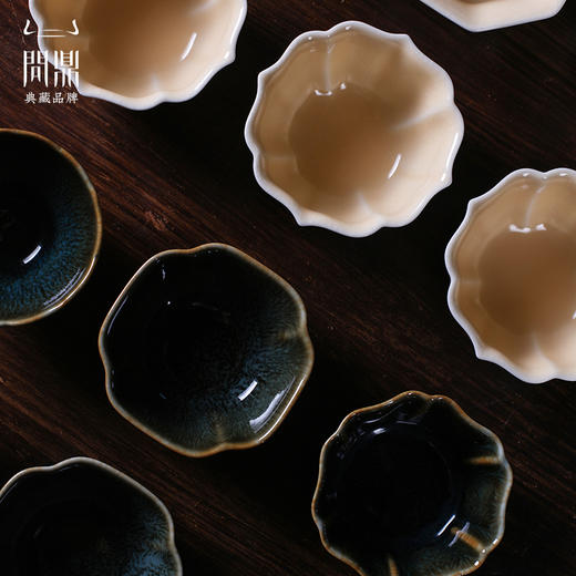 问鼎胜意对杯（鼎色天目+器度汝窑对杯） 商品图2