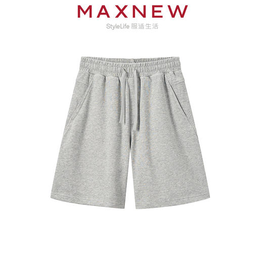 【短裤】男装335G重磅结构分割宽松五分裤 1N2114103 商品图1