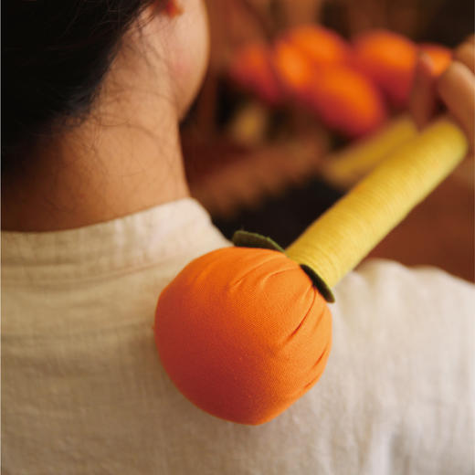 中药养生锤 艾草敲打布锤、肩颈捶打 胆经捶背 匠心手作 商品图3