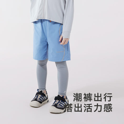 英氏婴童短裤吸湿速干男宝宝户外运动裤子夏季新款儿童牛仔裤 商品图1