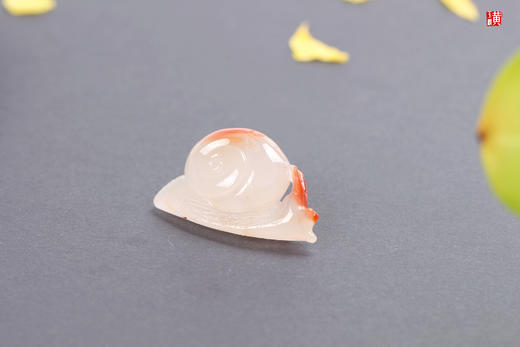 南红冰飘【蜗牛】吊坠 配精美挂绳 商品图2