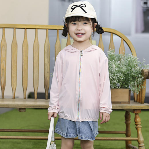 💛福利品【49.9/2件起】新款儿童防晒衣50＋防晒指数90-170码夏季冰丝防紫外线男女童透气外套聚 商品图3