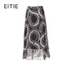 EITIE爱特爱夏季新款高腰a字飘逸印花通勤半身裙7806508 商品缩略图5