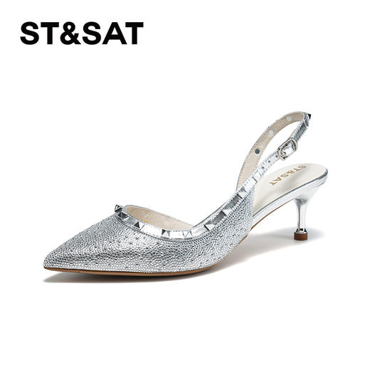 星期六性感铆钉中后空SSC1114106 商品图7