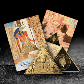 【法定货币】金字塔系列·图坦卡蒙三角形纪念币
