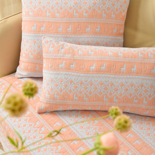 动物园漫步系列沙发巾靠包棉四季通用高端轻奢防滑 商品图3