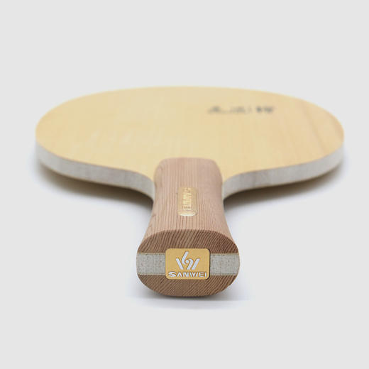 Sanwei三维康诺桧M1乒乓球底板球拍3层纯木结构弧圈练功型乒乓球拍 商品图3