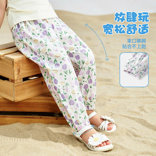 【90-140】【精典泰迪】女童纯棉裤子清凉防蚊裤夏季薄款 商品图5