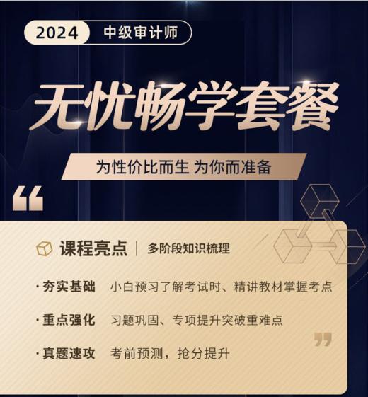 2025年中级审计师-无忧畅学套餐（全科两考期） 商品图0