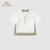 英氏-童衣类（夏）H4英针圆领短套衣英氏白100CM 商品缩略图0
