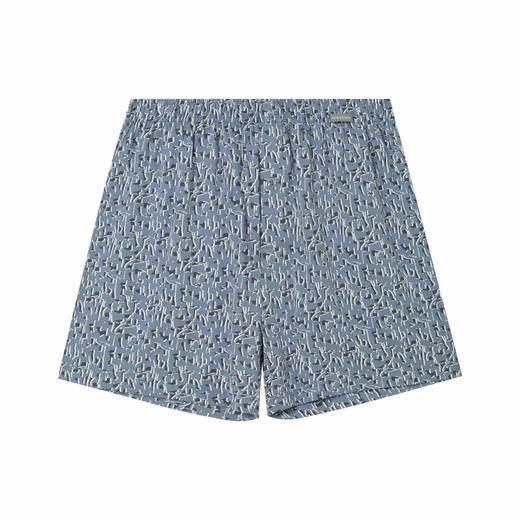 【平纹全棉阿罗裤】SCHIESSER德国舒雅BOXER（2条装）全棉平纹布面料，灰白几何纹样错位穿插印花和素色双包装搭配39/22603X 商品图1